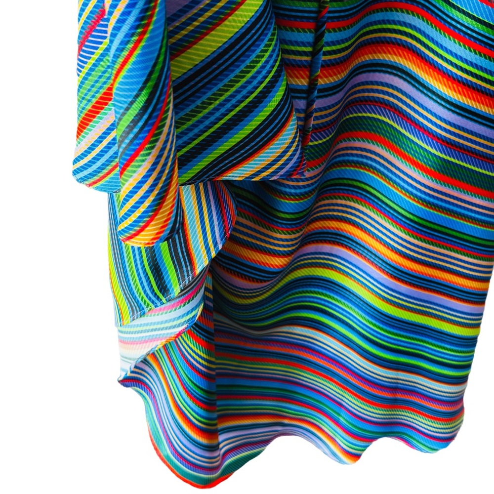 Milly Multicolored One Shoulder May Dress Size Small - Picture 7 of 12